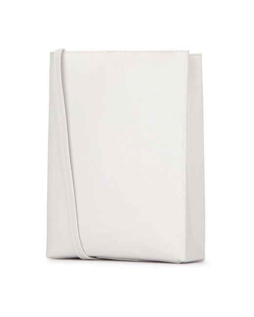 Calvin Klein White Crossbody paper bag
