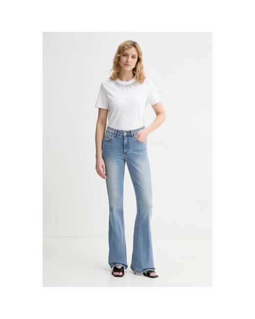 Liu Jo Flared Jeans in het Blue