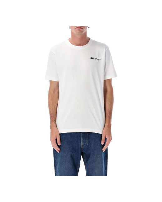 Off-White c/o Virgil Abloh Ink Arrow Slim T-Shirt Weiß Schwarz in White für Herren