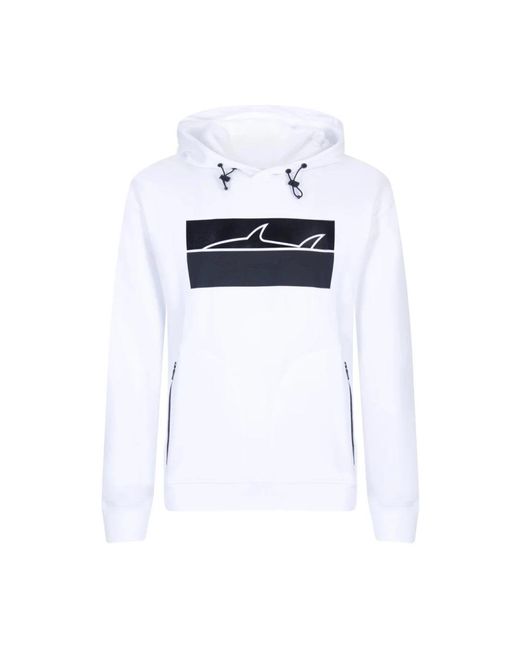 Paul & Shark White Hoodies for men
