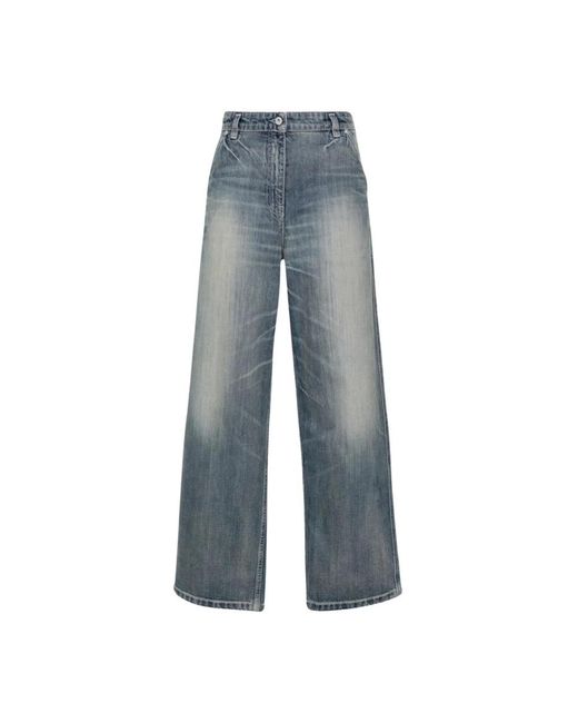KENZO Blue Wide Jeans