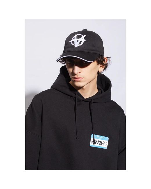 Caps di Vetements in Black da Uomo