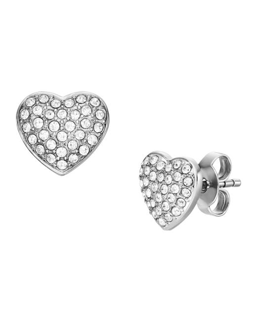 Earrings Fossil en coloris Metallic