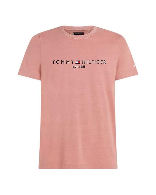 Tommy Hilfiger Pink T-Shirts for men
