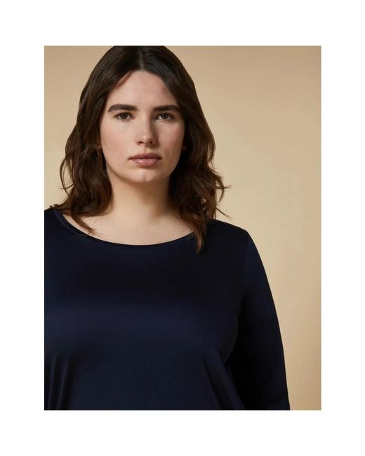 Long Sleeve Tops di Marina Rinaldi in Blue