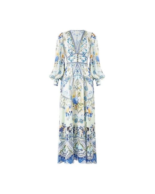 Camilla Blue Maxi Dresses