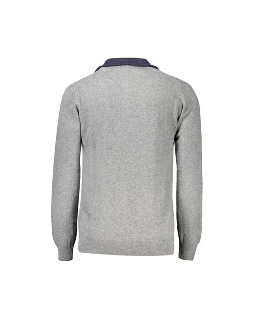 North Sails Grauer kaschmir-pullover in Gray für Herren