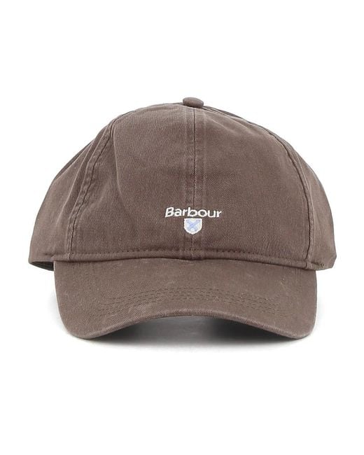 Barbour Brown Caps for men