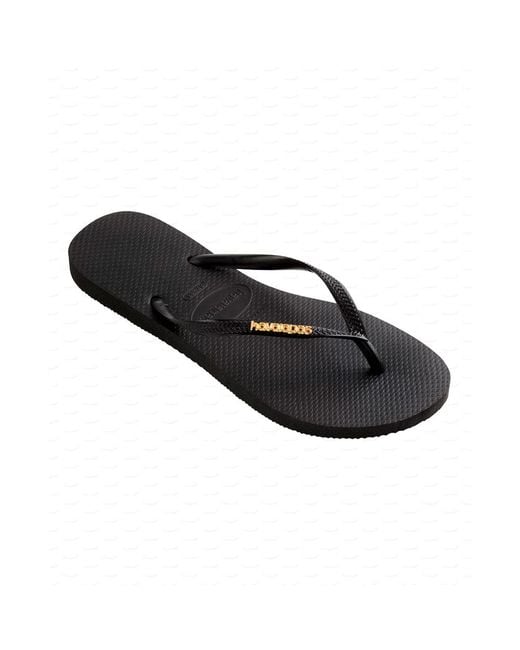 Havaianas Black Flip Flops