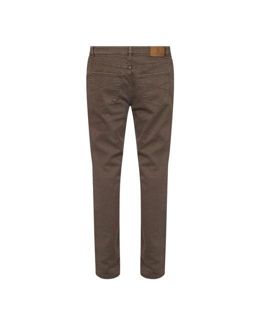 Brunello Cucinelli Brown Slim Fit Jeans for men