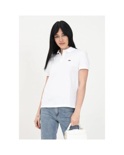 Lacoste White Polo Shirts
