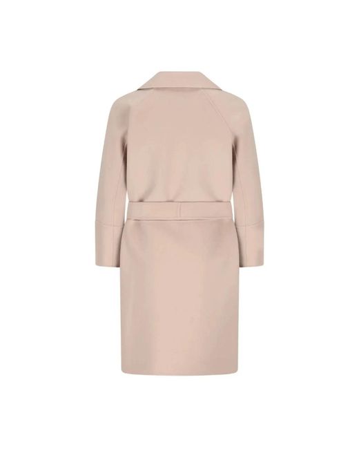 Max Mara Natural Belted Coats