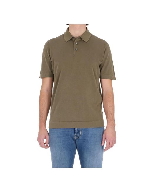 Drumohr Brown Polo Shirts for men