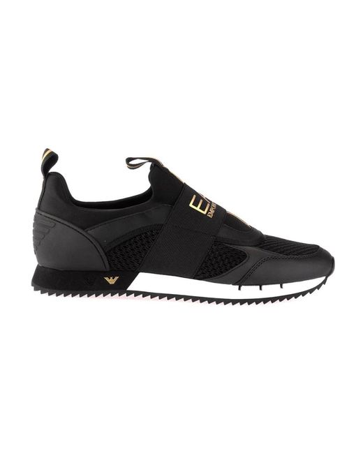 EA7 Black Sneakers for men