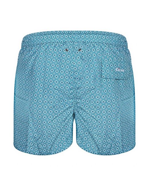Kiton Badmode ,Blauw ,Polyester Zwemshorts in het Blue voor heren