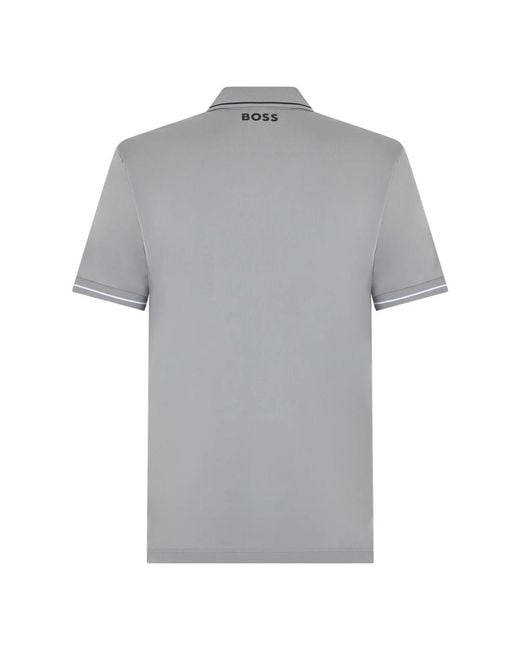 HUGO Gray Polo Shirts for men