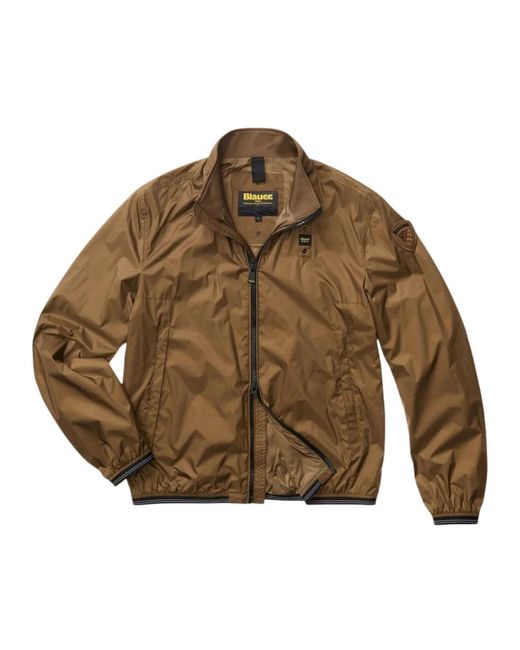 Blauer Jassen ,Nylon Kerwin Windbreaker Jacket in het Brown voor heren