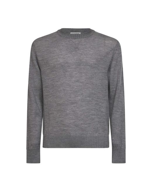 Jil Sander Virgin Wool Sweater in het Gray voor heren