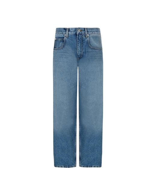 Isabel Marant Blue Straight Fit Jeans