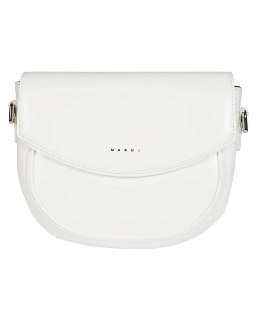 Cross Body Bags Marni de color White
