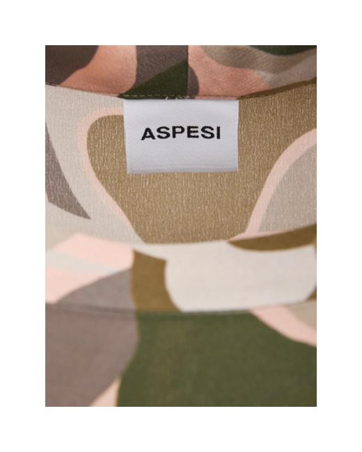 Aspesi Tops ,Veelkleurig ,Sleeveless Tops in het Brown