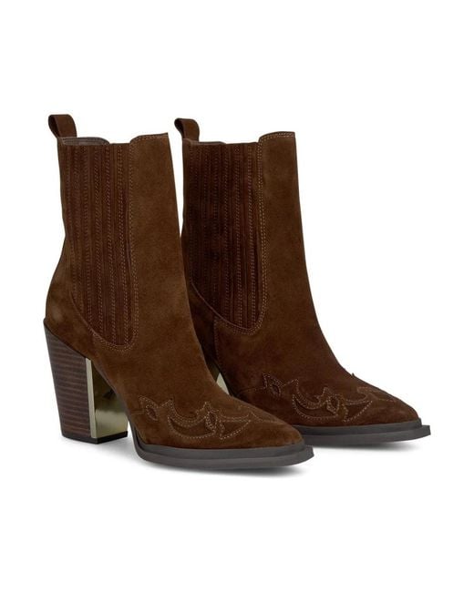 Cowboy Boots Alma En Pena. de color Brown