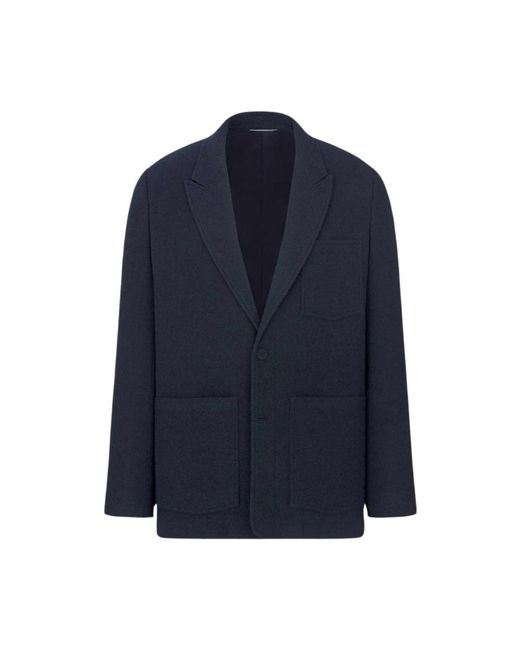 Blu navy giacca dettaglio patch di Dior in Blue da Uomo