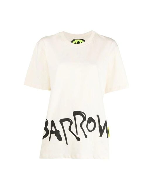 Barrow Lässiges jersey t-shirt in White für Herren