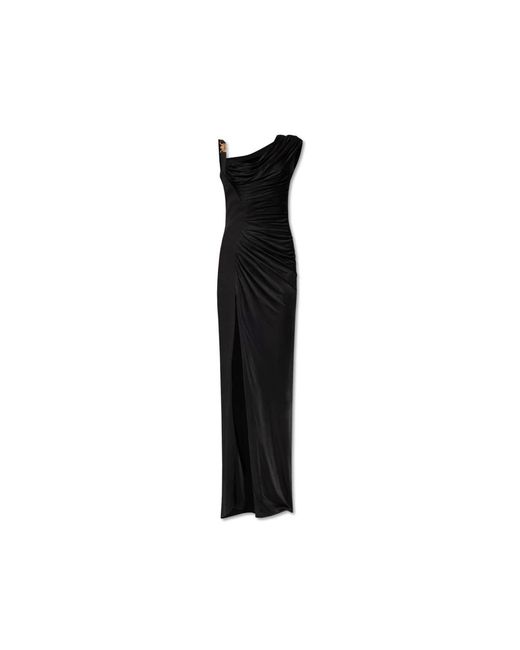 Versace Kleedjes ,Zwart ,Mouwloze Jurk in het Black
