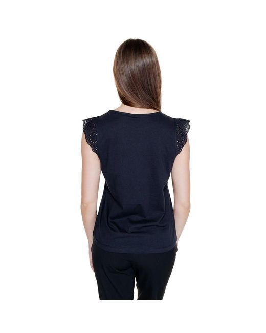 Vero Moda Blue Sleeveless Tops