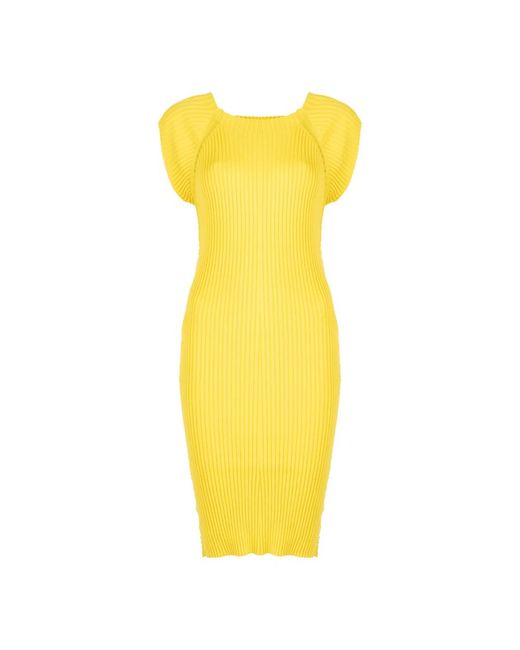 Silvian Heach Casual Kleedjes in het Yellow