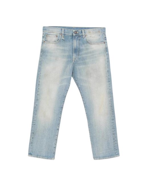 R13 Cropped Jeans in het Blue