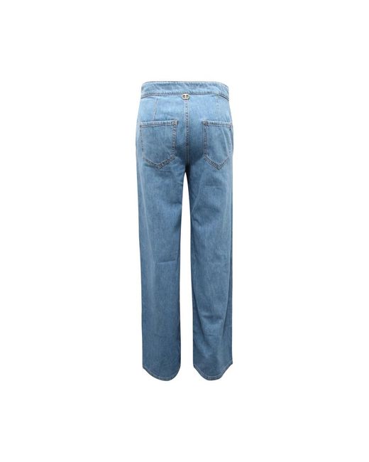 Twinset Blue Straight Fit Jeans