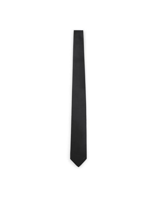 Prada Satin Krawatte in Black für Herren