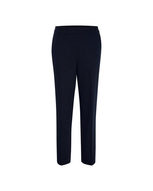 Kaffe Blue Straight Trousers