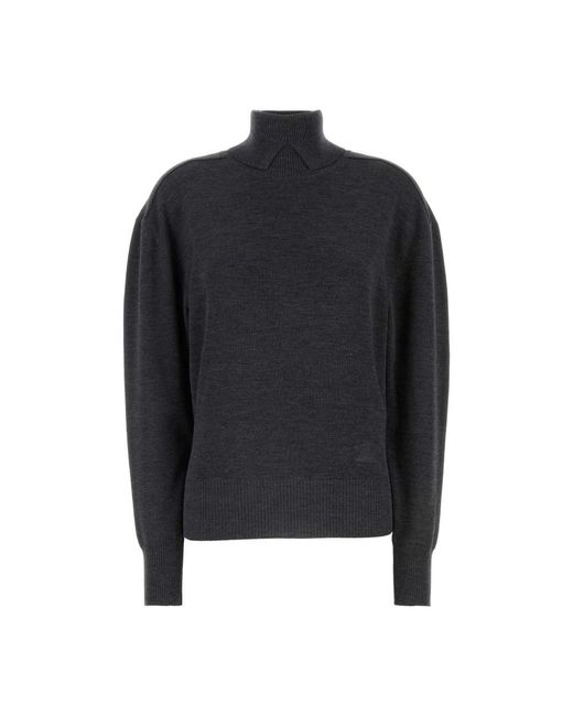 Burberry Blue Turtlenecks