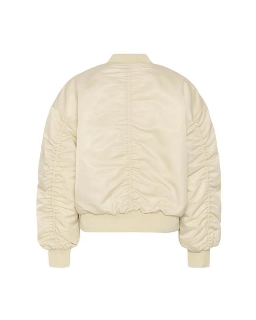 My Essential Wardrobe Natural Bomber Jackets