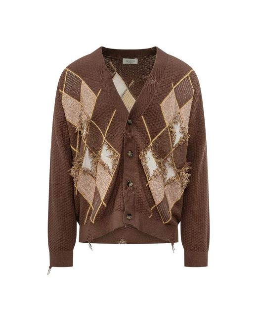 Cardigans Laneus pour homme en coloris Brown