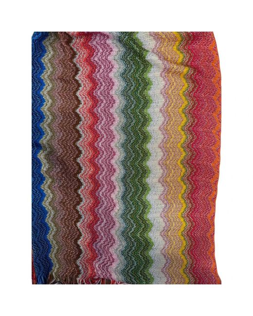 Winter Scarves Missoni en coloris Red
