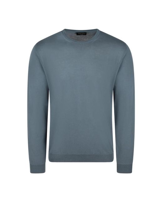 Roberto Collina Blue Sweatshirts for men
