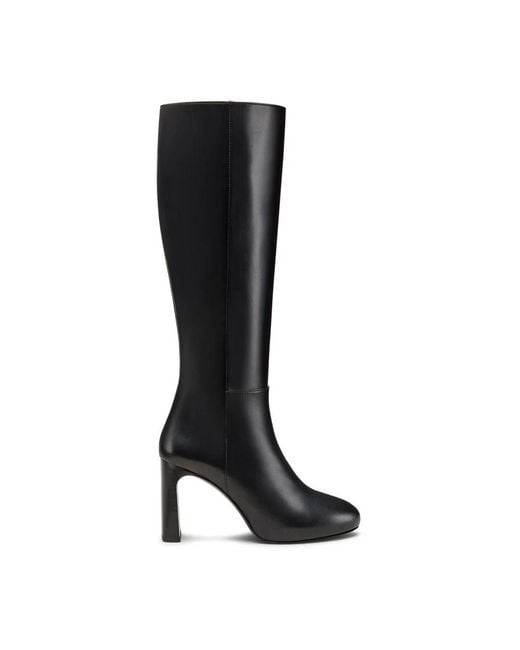 Stuart Weitzman Black Babette Platform Zip Boot