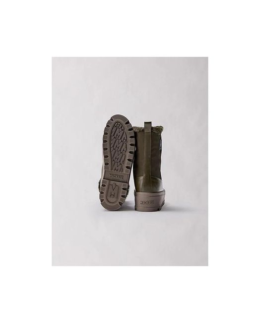 Mackage Brown Lace-Up Boots