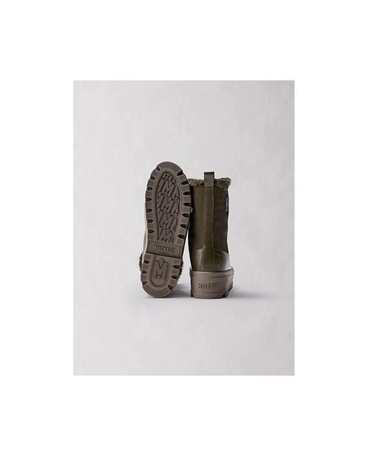 Mackage Brown Lace-Up Boots