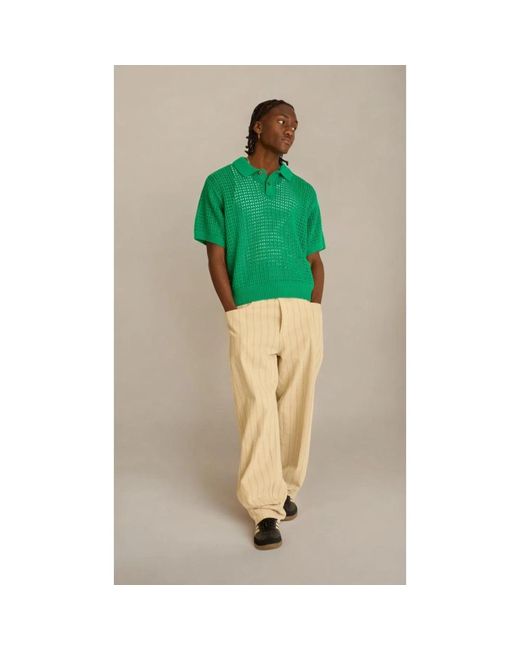 Obey Green V-Neck Knitwear for men