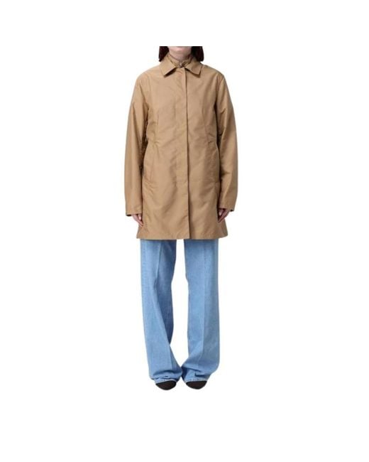 Fay Natural Single-Breasted Coats