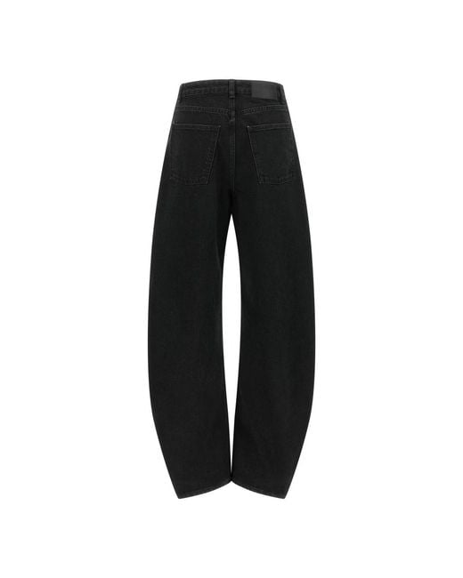 ROTATE BIRGER CHRISTENSEN Black Wide Jeans