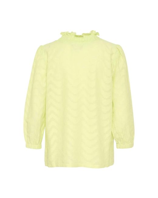 Kaffe Blouses in het Yellow