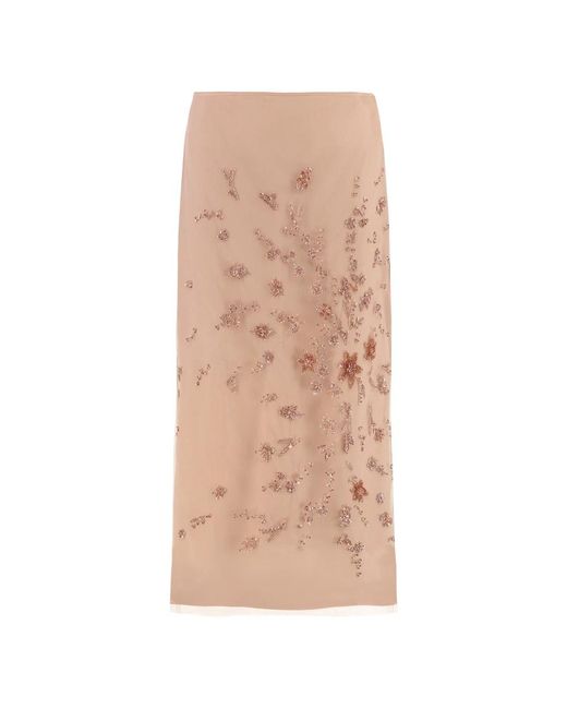 Fendi Midi Skirts in het Brown