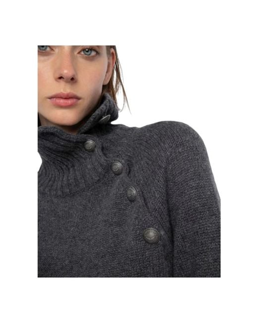 Cashmere Knitwear Zadig & Voltaire de color Gray