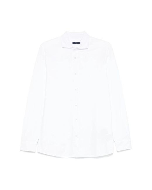 Fay White Polo Shirts for men
